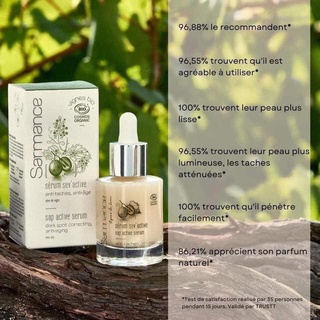 Serum mủ nho hữu cơ Sarmance trắng da mờ nám fullsize 30ml