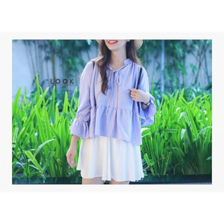 Áo Baby Doll Tím - Hình Thật