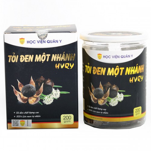 Tỏi đen một nhánh 200gr Học viện quân y- chĩnh hãng