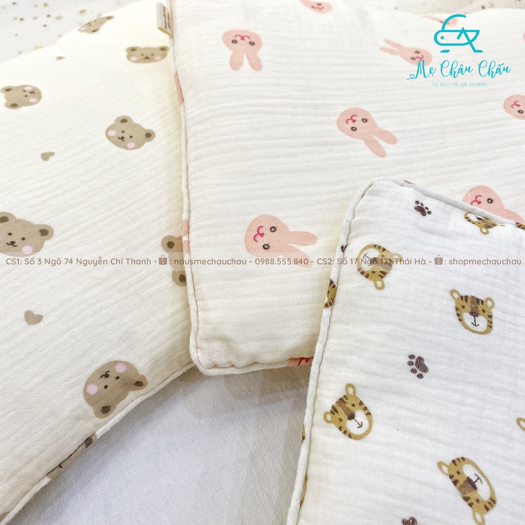 Gối Xô Muslin Organic Yume Kích Thước 30*40cm