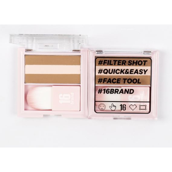 Phấn Tạo Khối Và Highlight Đa Năng 16Brand Filter Shot Contour Peach | BigBuy360 - bigbuy360.vn