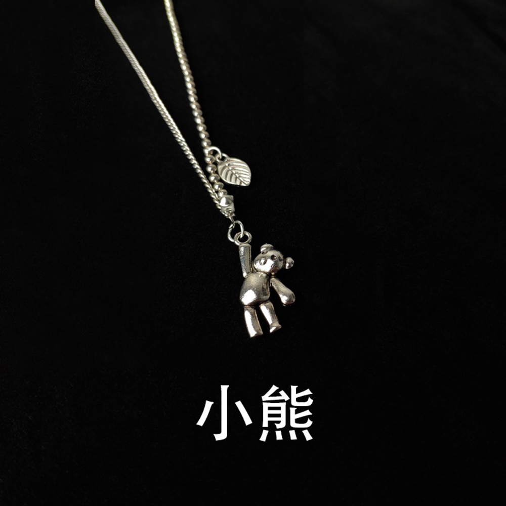 Dây chuyền bằng hợp kim hình gấu/ thỏ xinh xắn