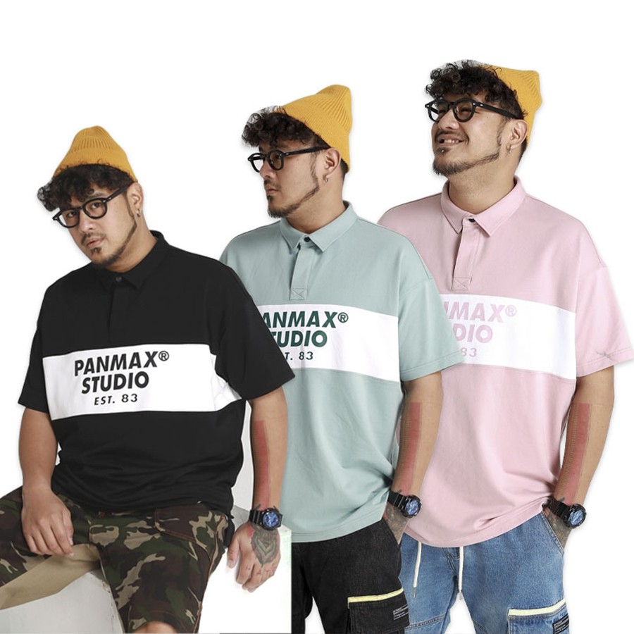 [Mã FAGREEN55 giảm tới 30K đơn 99K] Áo Thun Trơn Polo Unisex Panmax N7 Phông Nam Nữ Hàn Quốc Tay Lỡ Cotton Phối Màu