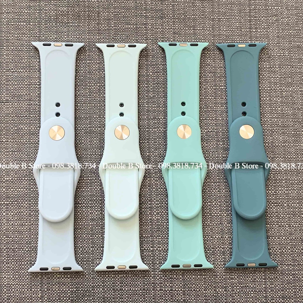 Dây Apple Watch cao su chống bẩn siêu mềm cho đồng hồ thông minh Series 1/2/3/4/5/6/SE T500