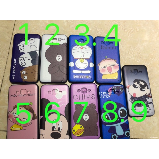 Ốp lưng samsung j7 (2015) hình thú
