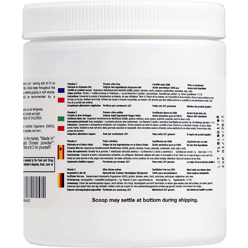 Bột vitamin C  nguyên chất siêu mịn - làm trắng và giảm thâm cho da