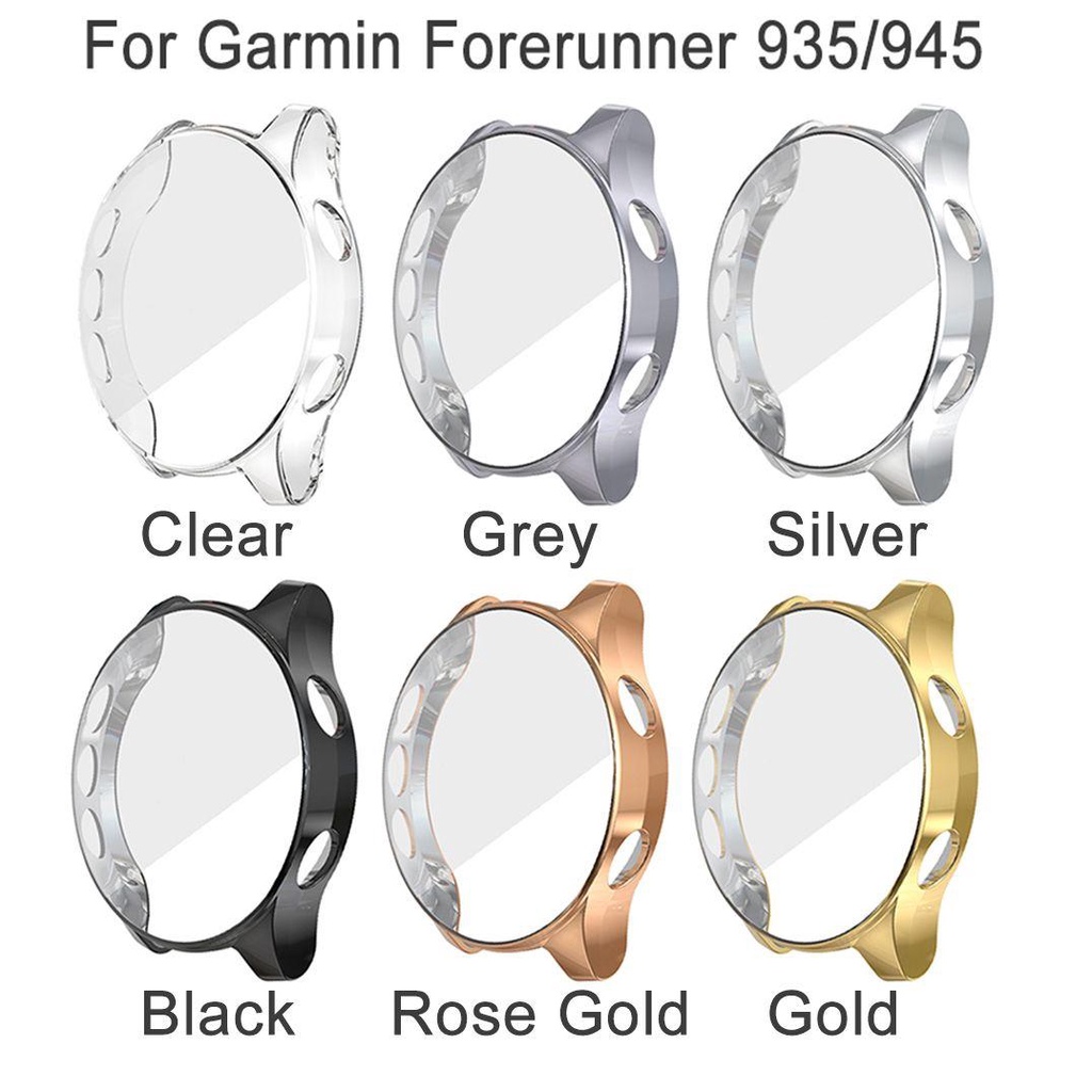 BTLIMER Ốp Bảo Vệ Bằng TPU Mạ Điện Chống Sốc Cho Garmin Forerunner 935 945