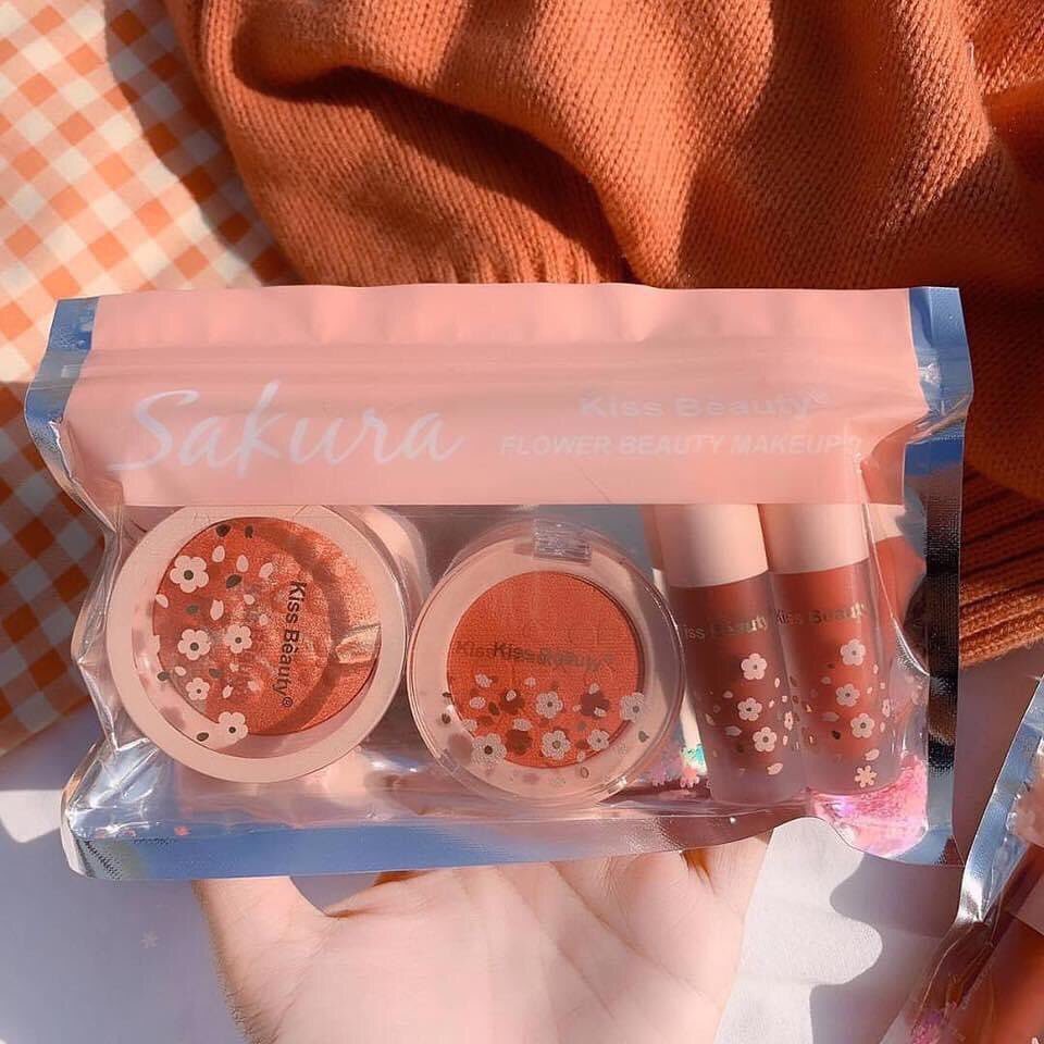 🌸SET 4 SẢN PHẨM HOA ANH ĐÀO Kiss Beauty🌸 | BigBuy360 - bigbuy360.vn