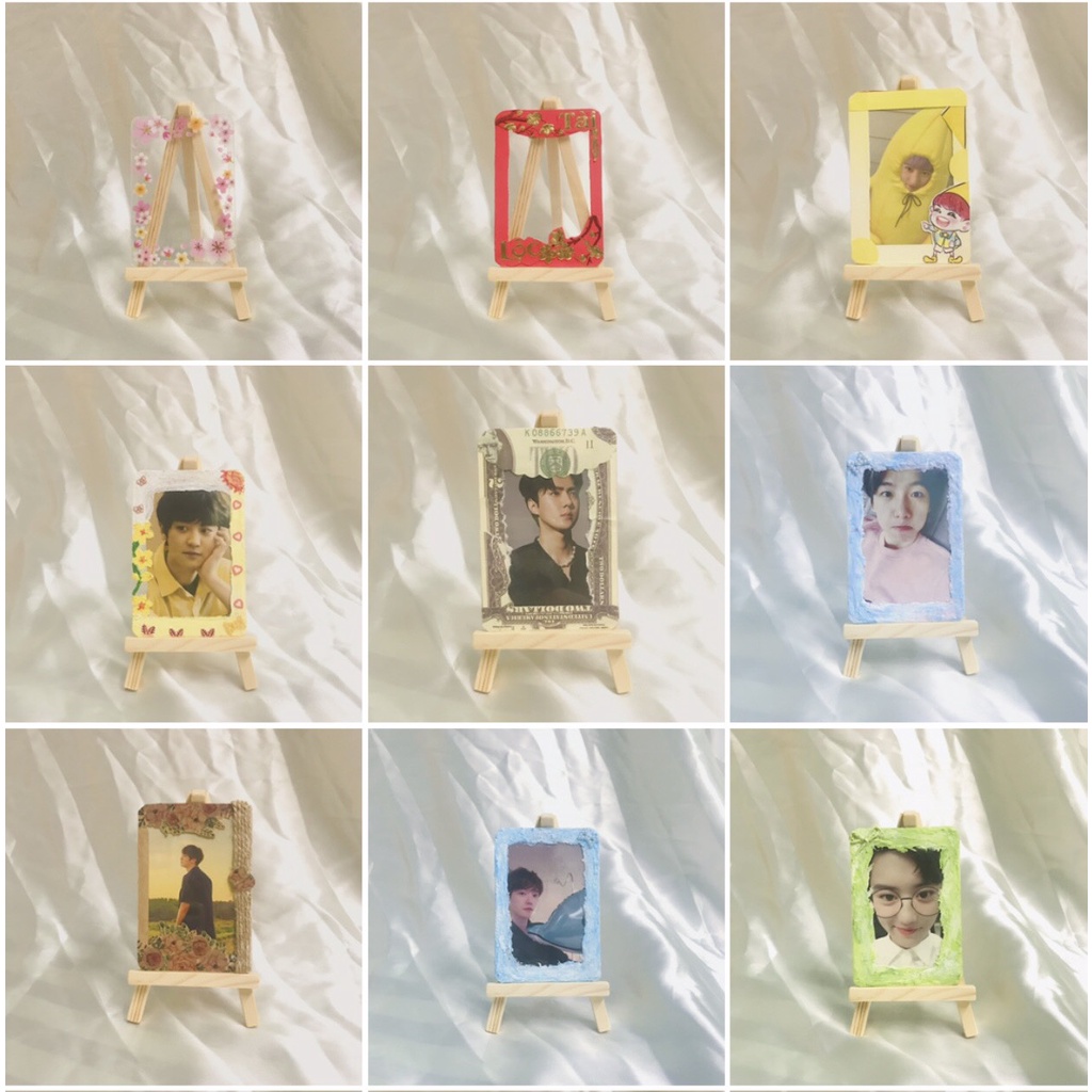 TOPLOADER/THẺ ĐỰNG CARD DECOR KEM KEO & STICKER