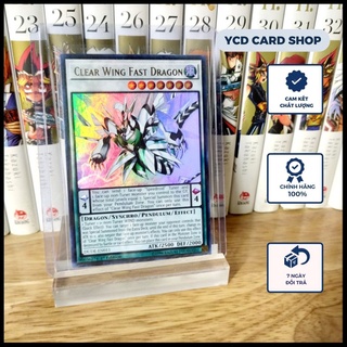 Thẻ bài yugioh chính hãng Clear Wing Fast Dragon – Ultra Rare