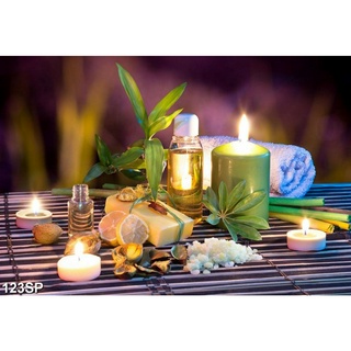 TRANH DÁN TƯỜNG 3D SPA NHẸ NHÀNG SP123 - TRANH NAIL - PHUN XĂM - SALON TÓC - NỐI MI - YAN SHOP