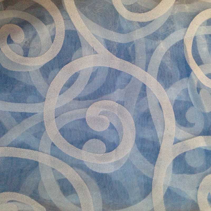 Màn treo cửa sổ họa tiết hoa ren