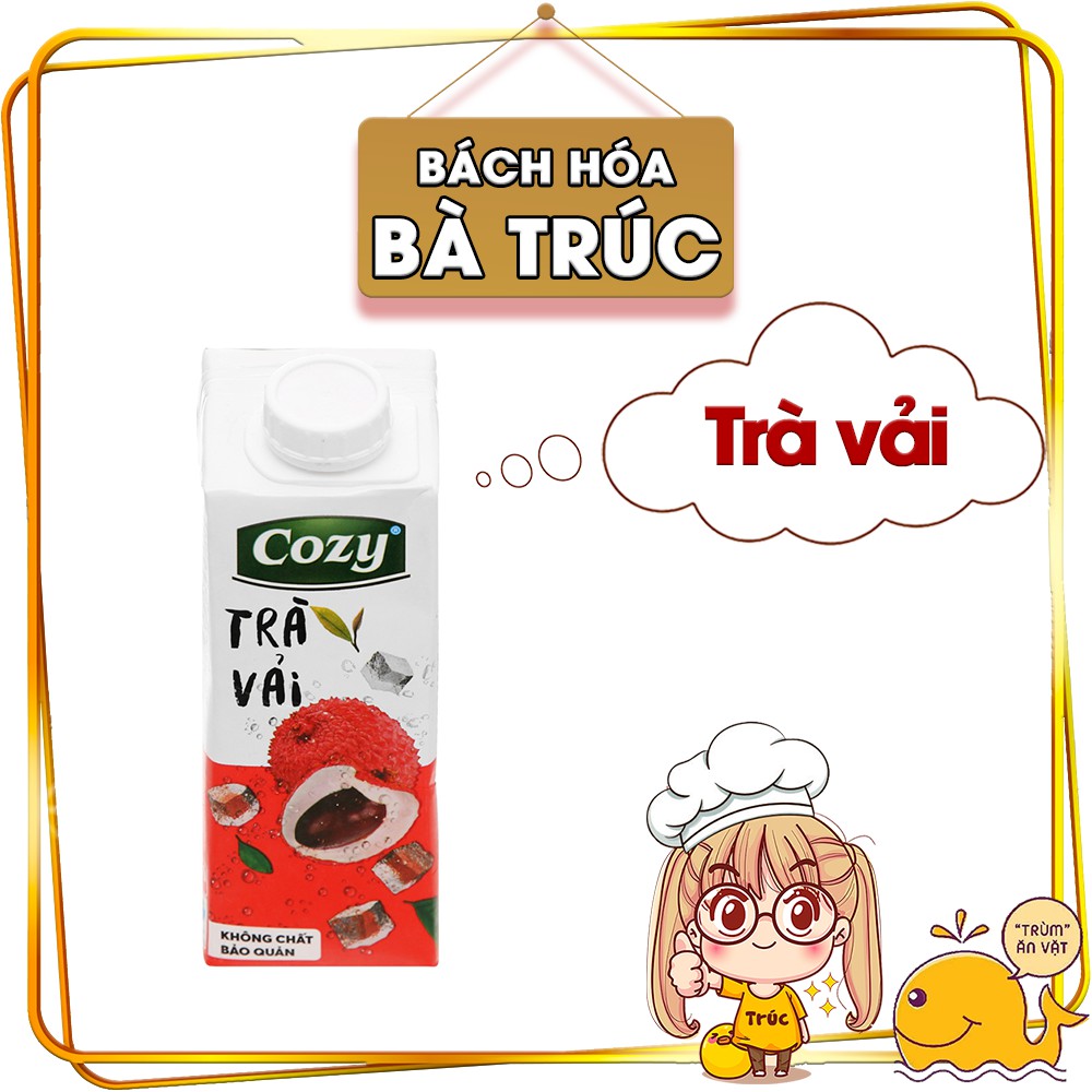Trà vải Cozy hộp 225ml