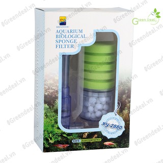 XINYOU - Sponge Filter XY-2880 - Lọc Bio cao cấp có ngăn chứa vật liệu lọc cho hồ thủy sinh