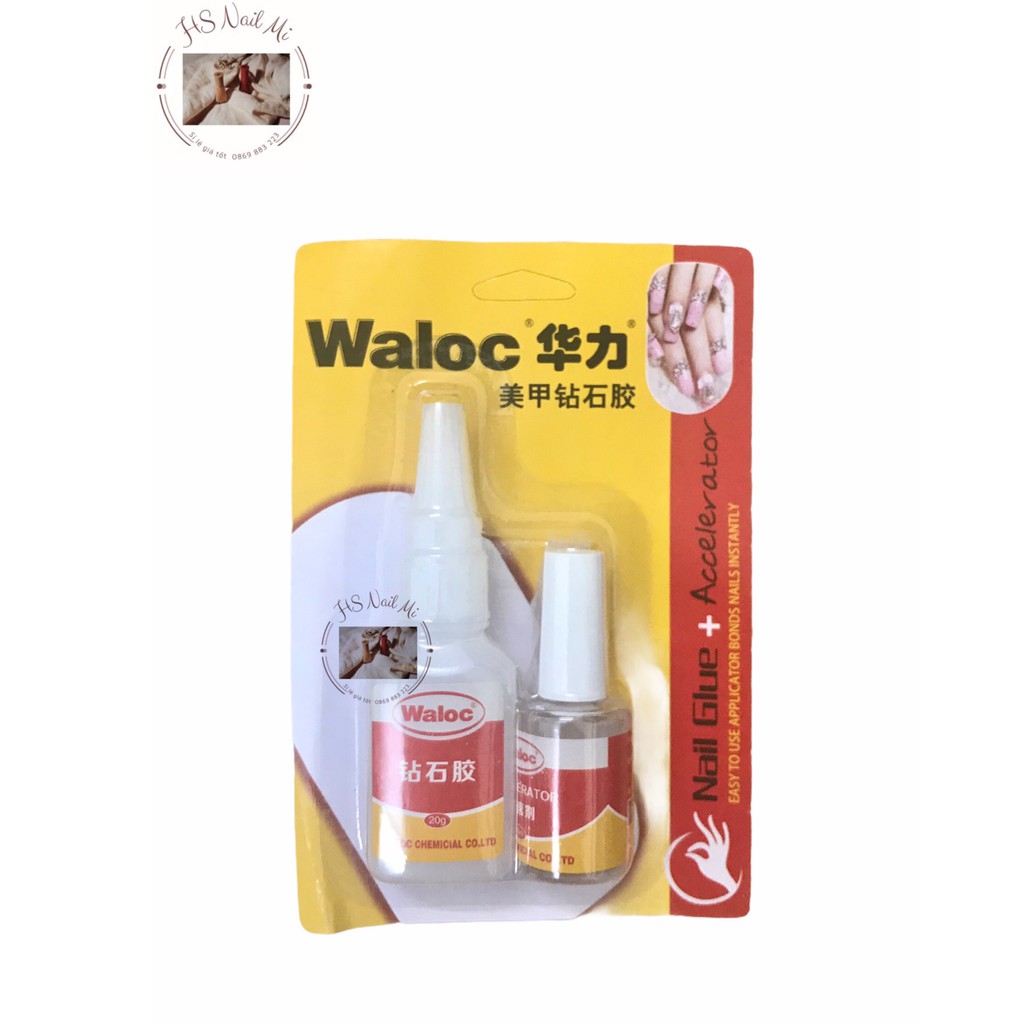 [Hàng Chính Hãng] Keo waloc dán móng siêu chắc