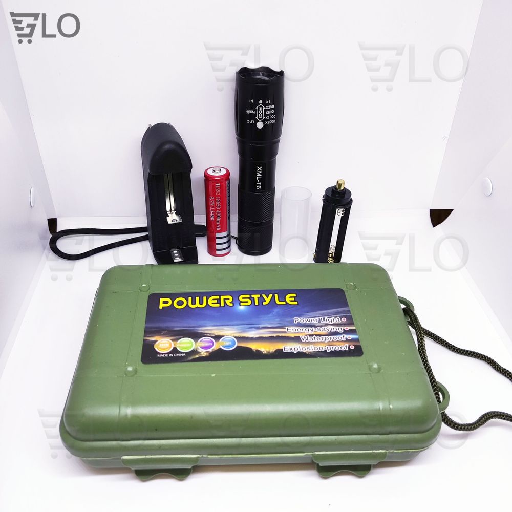 Đèn pin cầm tay nhỏ gọn siêu sáng XML-T6 Nhật Bản