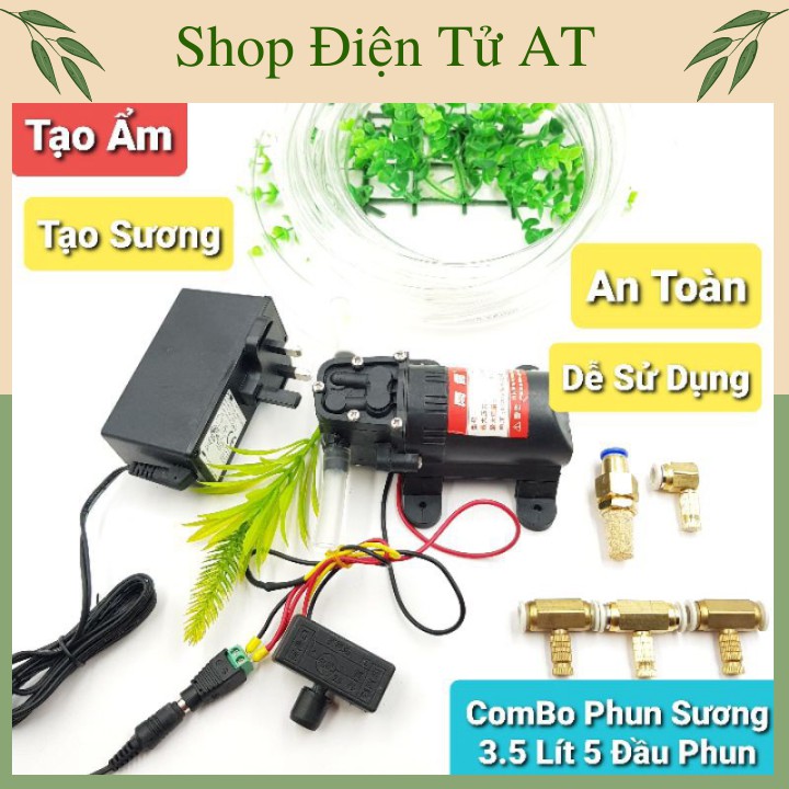 ComBo Máy Bơm Phun Sương Tạo Ẩm DP-521