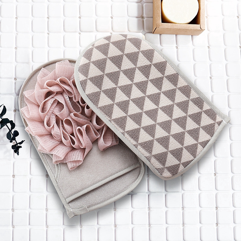 (Hàng Có Sẵn) Găng Tay Tắm Tẩy Tế Bào Chết 13.8x23.5cm