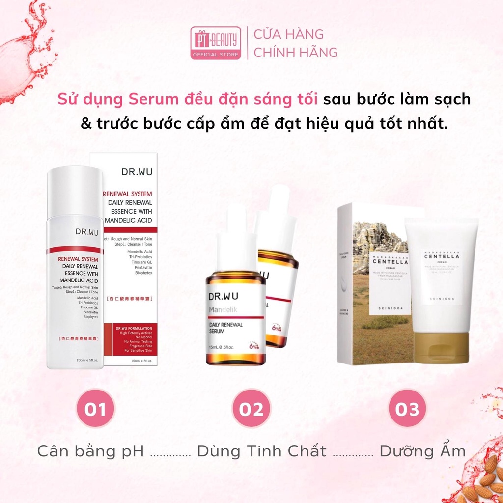 Serum Tái Tạo Da Dr.Wu Mandelic Acid 6% 15ml