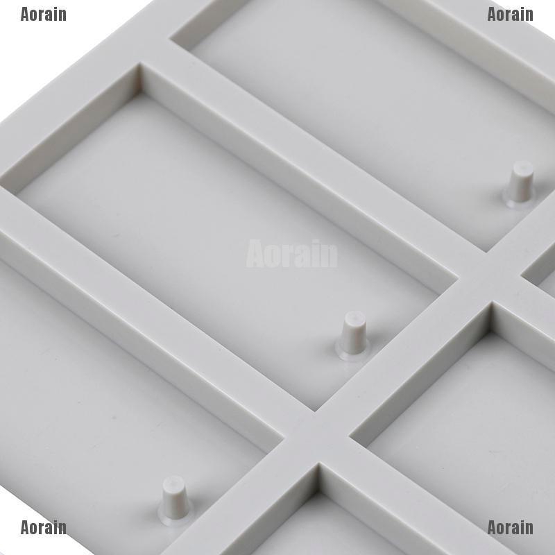 Khuôn silicon 6 Ngăn Dùng Làm Nến Độc Đáo Và Độc Đáo