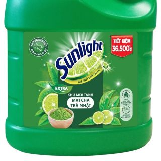 Nước rửa chén sunlight trà xanh 3.6kg