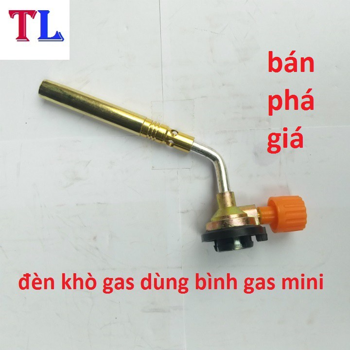 đèn khò gas- khò gas 1 ống đồng (que hàn)