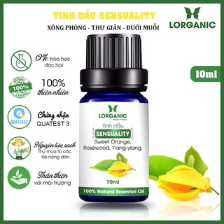 Tinh dầu quyến rũ Lorganic Sensual 100% Natural Essential Oil 10ml, 50ml