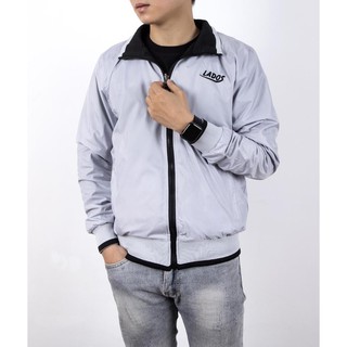 Áo khoác dù 2 mặt LV 2015, chống thấm, unisex