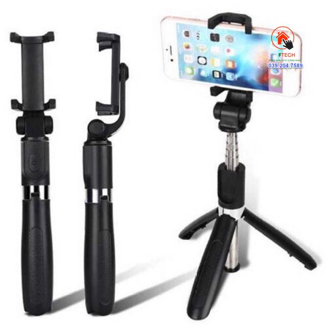 - Gậy Tự Sướng Bluetooth Selfie Stick Tripod L01 Có Chân Chụp Ảnh Cao Cấp màu đen
