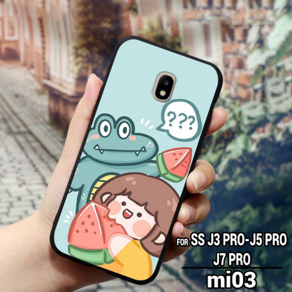 [HÀNG MỚI] Ốp lưng SAMSUNG GALAXY J3 PRO - J5 PRO - J7 PRO - J7 PLUS in hình Roro Jump dễ thương