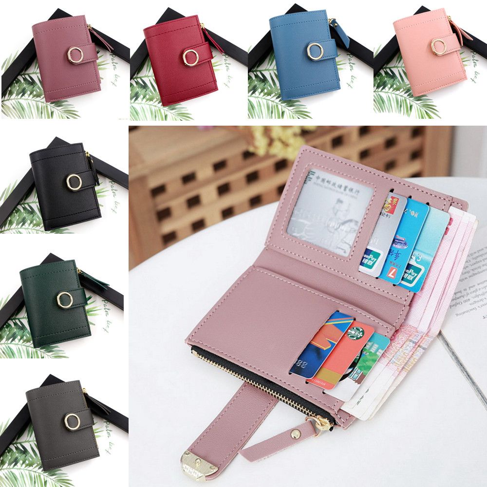 Ví da PU cầm tay có khóa kéo MIHAN1 thời trang cho nữ