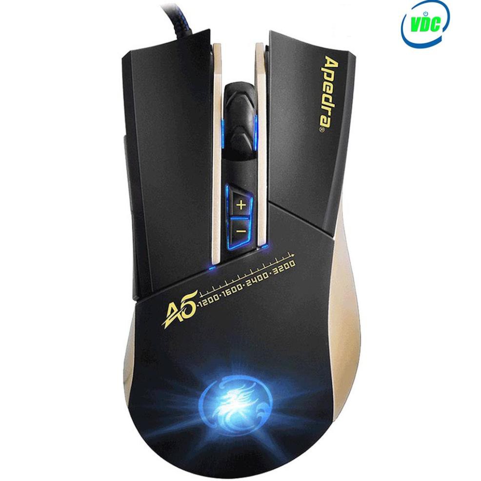 Bộ phím chuột Gaming Apdra GK49 + A5 - Led Rainbow - Chuột A5 Led RGB - Có kê tay | BigBuy360 - bigbuy360.vn