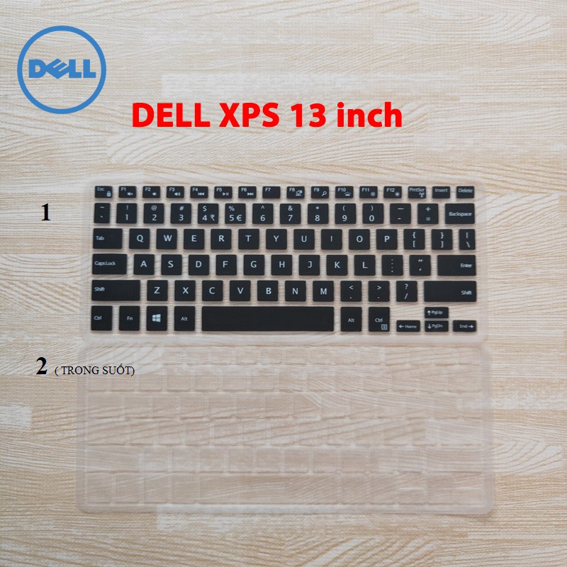 Miếng silicon phủ - bảo vệ bàn phím laptop Dell XPS 13 inch