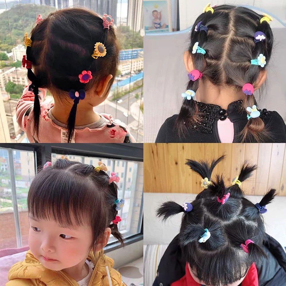 Dây Cột Tóc Họa Tiết Hoạt Hình Dễ Thương Cho Các Bé