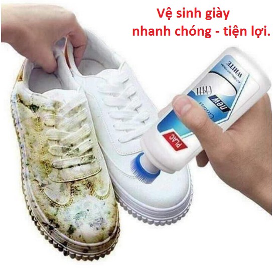 Chai Nước Lau Giày PLAC đa năng, nước tẩy trắng giày Thần thánh nhỏ gọn, dễ mang theo, dễ sử dụng 100ml