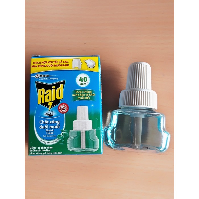 CHẤT XÔNG ĐUỔI MUỖI RAID 21ML
