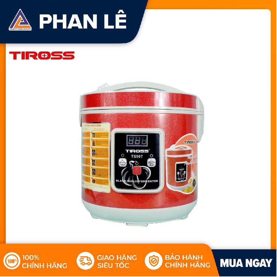 [Mã ELHADEV giảm 4% đơn 300K] Máy làm tỏi đen Tiross TS907-đỏ