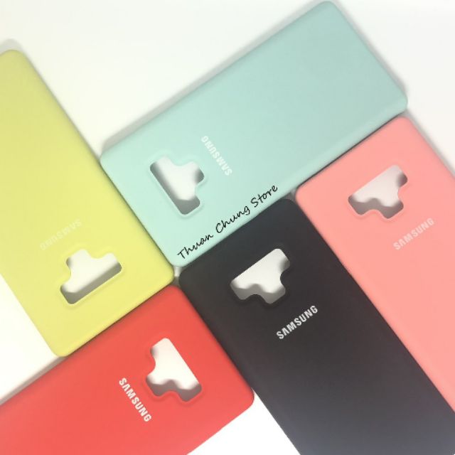 Ốp lưng chống bẩn silicon cover cho Galaxy Note 9 - Nhiều màu