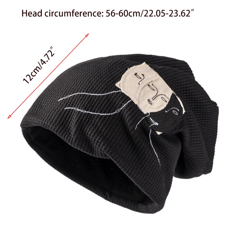 Mũ Beanie In Họa Tiết Đầu Lâu Thời Trang Giữ Ấm Đa Năng