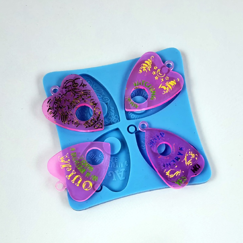 Khuôn Silicone Làm Móc Khóa Hình Vỏ Sò Sáng Bóng Diy