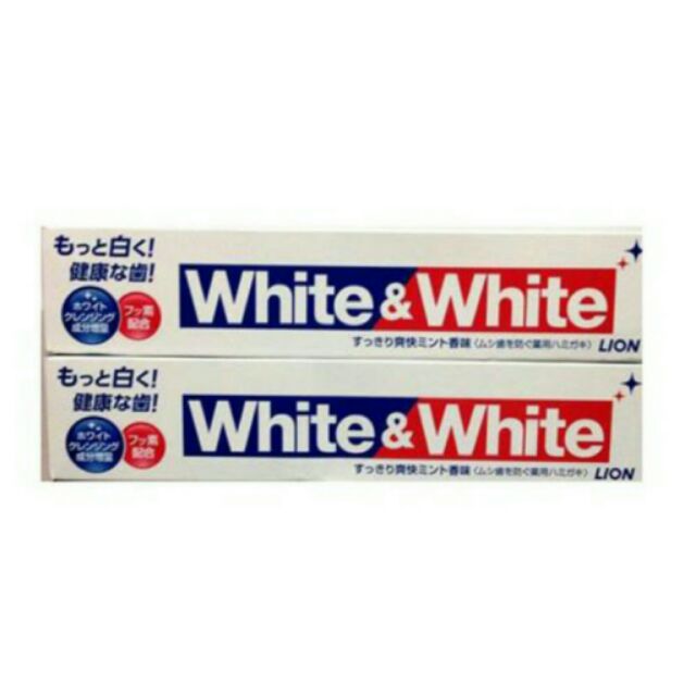 Combo 5 kem đánh răng white&white