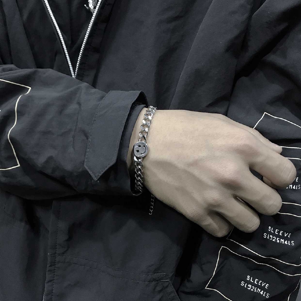 Vòng Đeo Tay Bằng Thép Titan Thời Trang Cao Cấp Cho Nam/Nữ