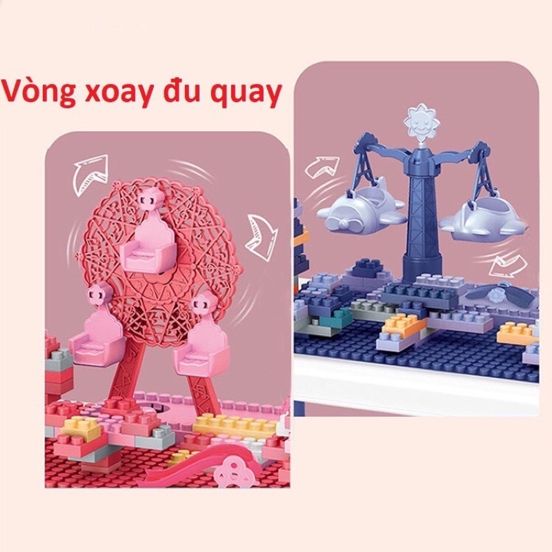 Bộ đồ chơi ráp hình 69 chi tiết cho bé trai và bé gái 3-5 tuổi