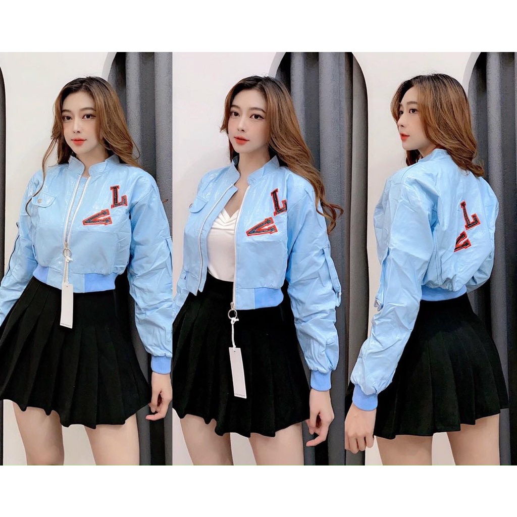 [ÁO DA HÀNG NHẬP] ÁO KHOÁC DA CHỐNG NẮNG VÀ BAO ĐI MƯA CROPTOP MẪU LỬNG MỚI NHẤT