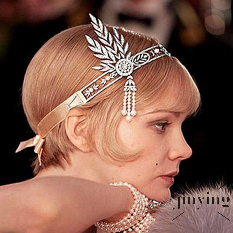 GETNOIVAS Vương miện cài tóc phong cách phim Gatsby vĩ đại