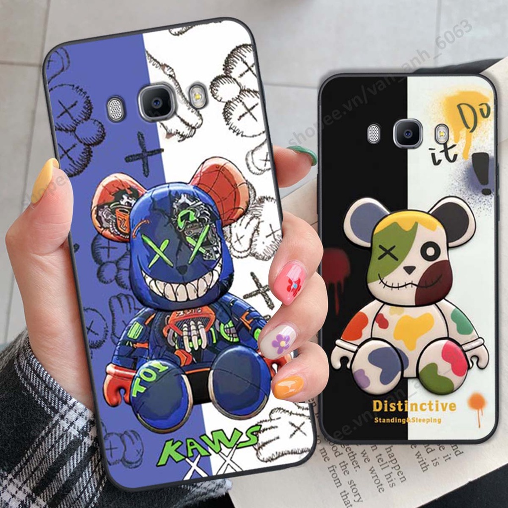 Ốp lưng Samsung J5 / J7 2016 / J510 J710 hình kaws, bear brick, venom thời trang siêu ngầu