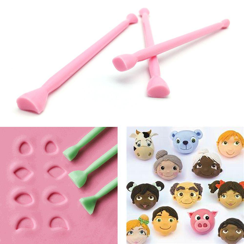 Set 3 Khuôn Nhựa Làm Bánh Hình Đôi Mắt Độc Đáo
