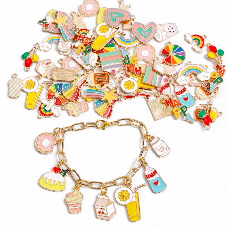 Mặt vòng cổ tráng men dành cho làm trang sức DIY