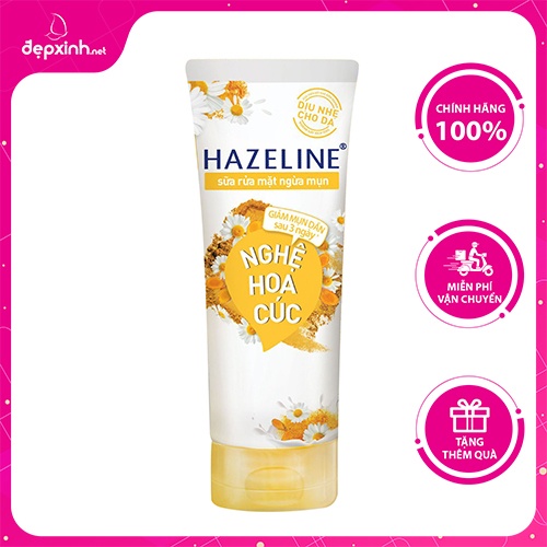 Sữa rửa mặt ngừa mụn Hazeline Nghệ Hoa Cúc