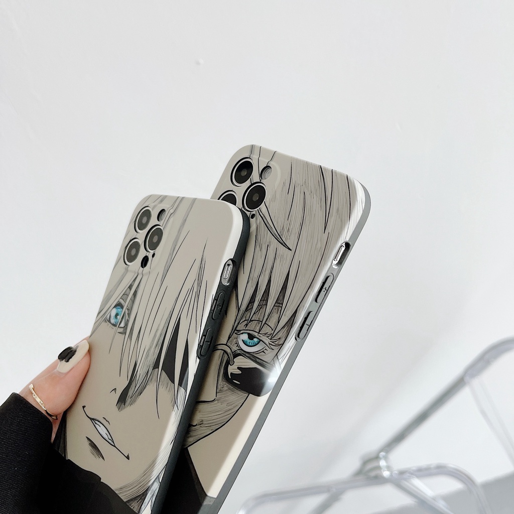 Ốp điện thoại silicone họa tiết anime Jujutsu Kaisen sang trọng cho IPHONE 12 11 PRO MAX XS XR 7 8 PLUS SE 2